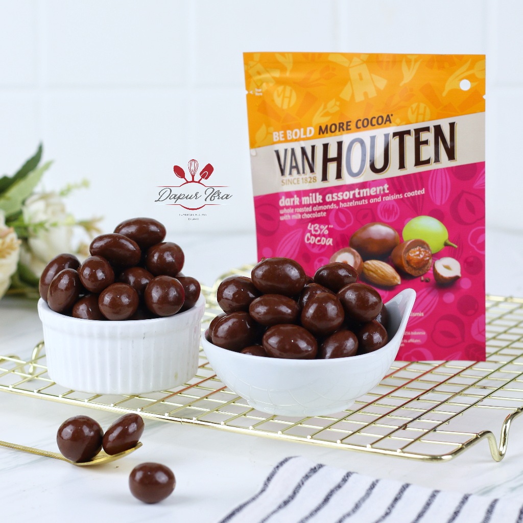 

VAN HOUTEN DRAGEES ALMOND BITES KILOAN 500gr asli PT. Ceres