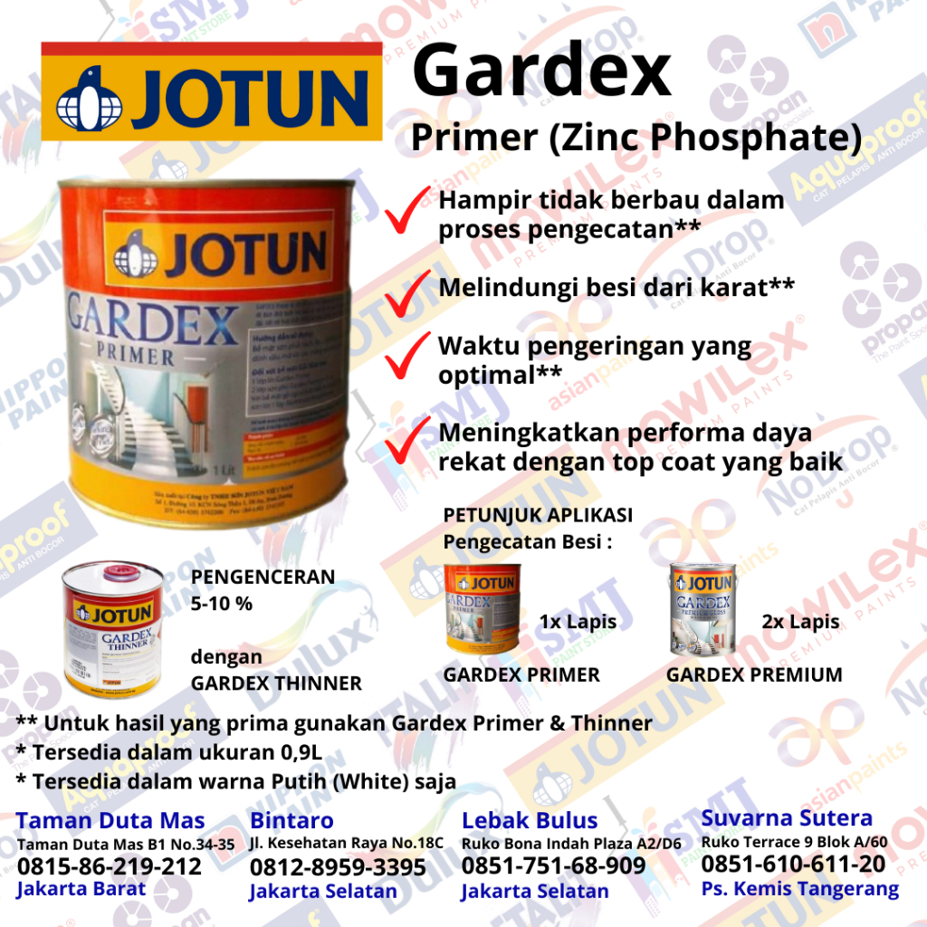 JOTUN GARDEX PRIMER KEMASAN 1 LITER