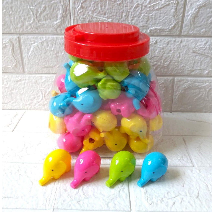 

(Dapet 4 Pcs) Serutan Pensil Toples Model GAJAH