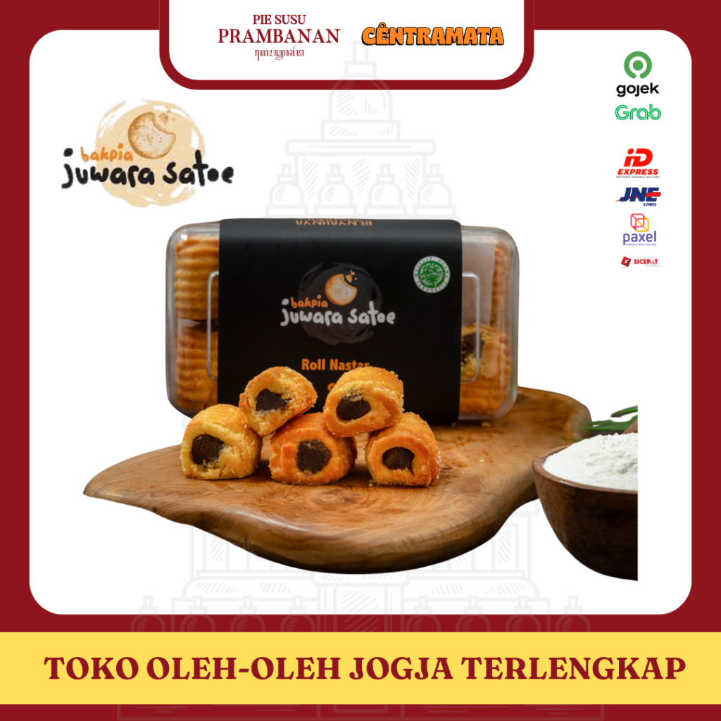 

Nastar Roll Juwara Satoe Isi 30pcs | Oleh-Oleh khas Jogja