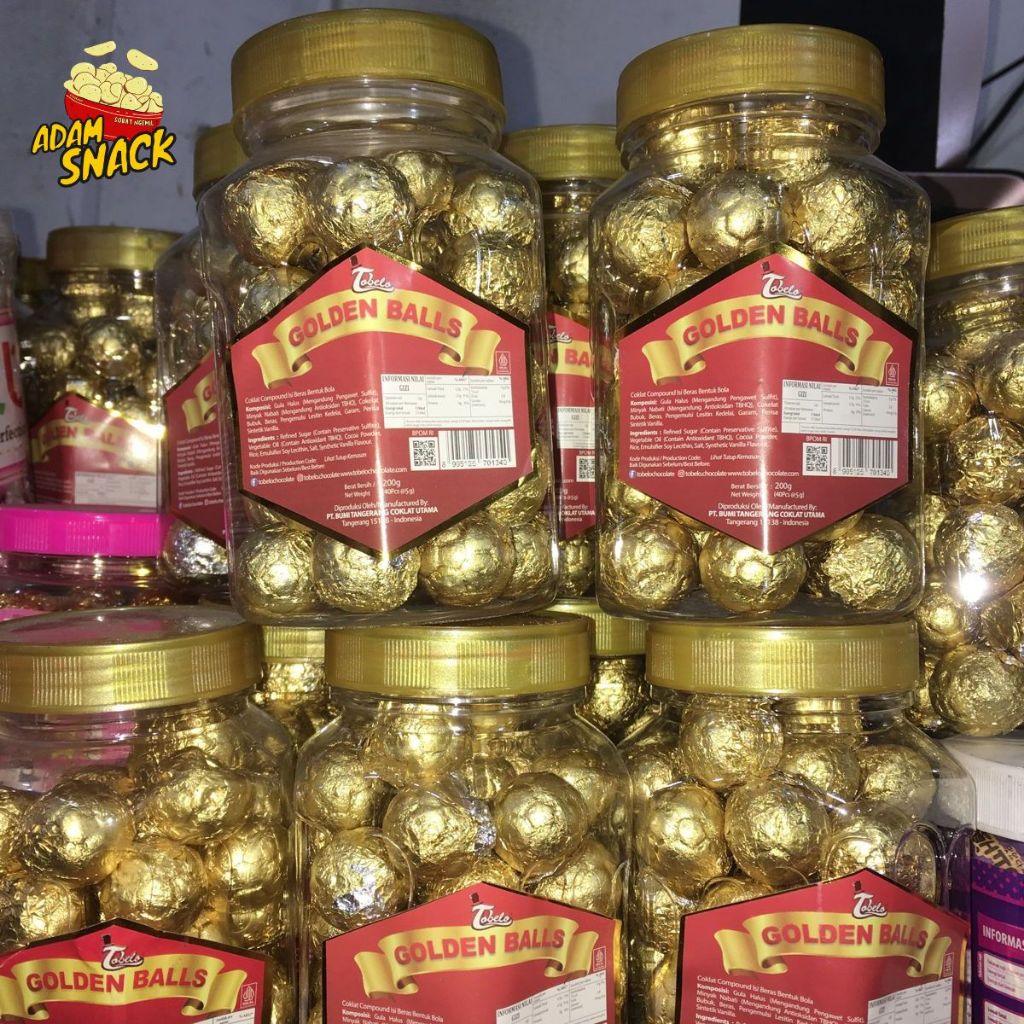 

TOBELLO GOLDEN BALL ISI 40 PCS COD DAN INSTANT 2 JAM
