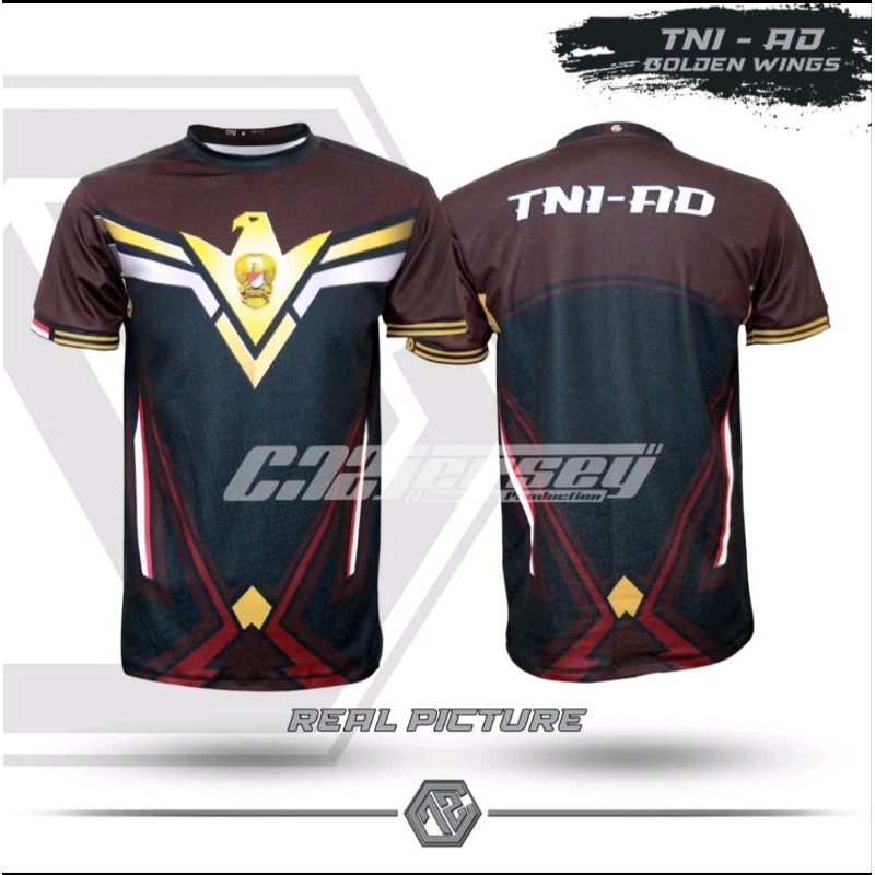KAOS JERSEY OLAHRAGA PRIA TNI AD