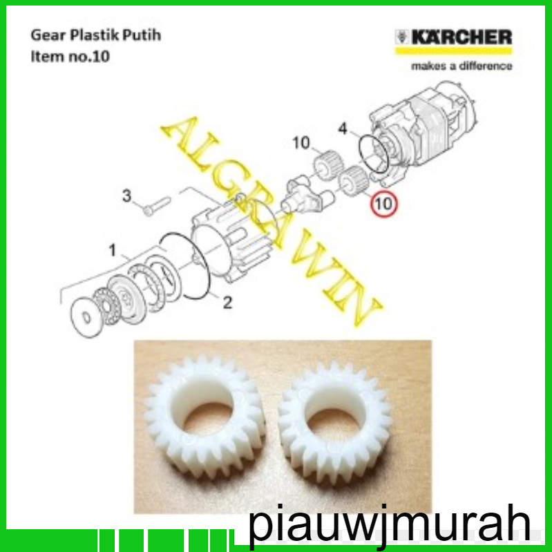 Karcher Spare Part PLANET WHEEL For K1 K 2 Basic K 2.350 K 2.360
