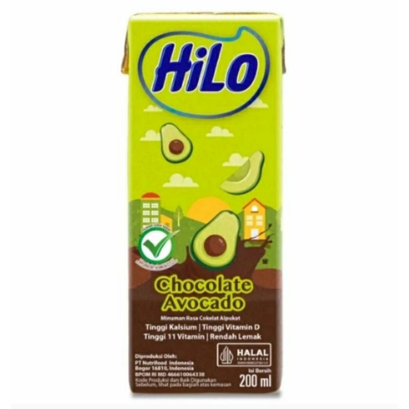 

Hilo chocolate avocado uht ready to drink 200ml