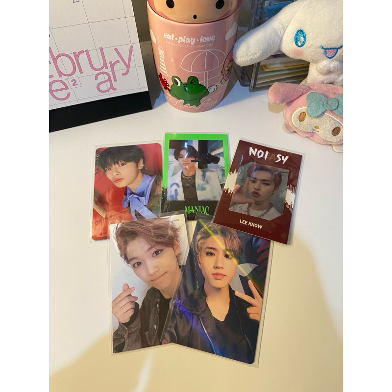 pc photocard straykids skz felix han i.n  [christmas evel i.n, han maniac polaroid, felix i am you, 