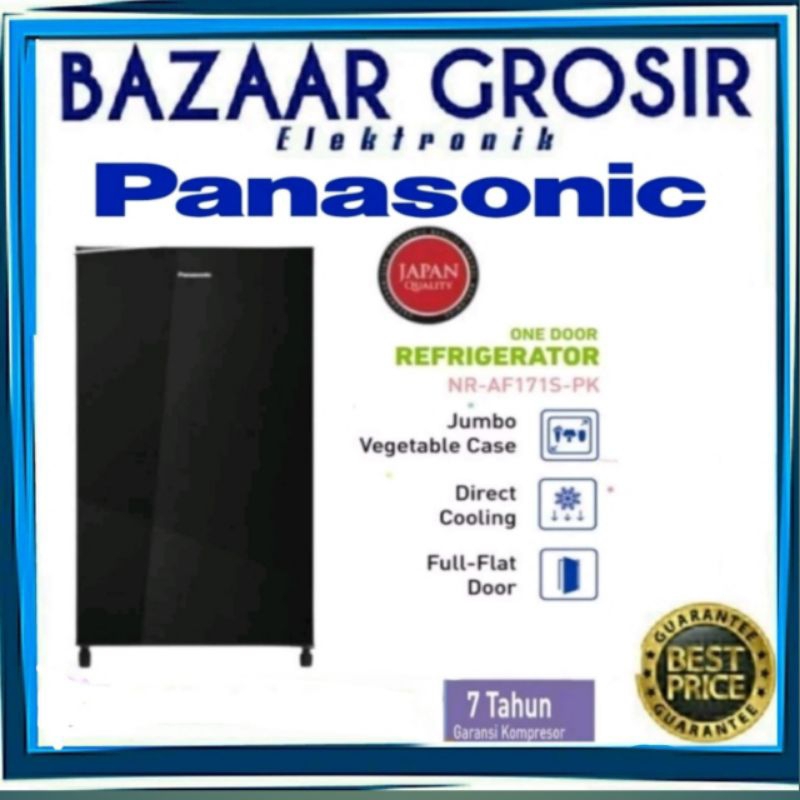 KULKAS 1 PINTU PANASONIC NRAF 171S-PK / NRAF171S-PK