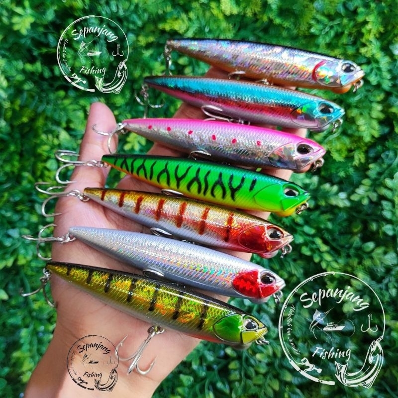 Pecil WTD Duo Realis 10 cm / 15 gram ~ Treble Hook berkualitas ~ Long Cast ~ Sepanjang Fishing