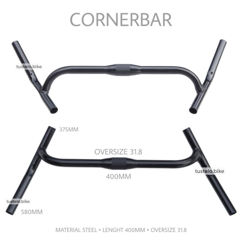 Handlebar Corner Bar Oversize 31.8 Stang model Surly Cornerbar