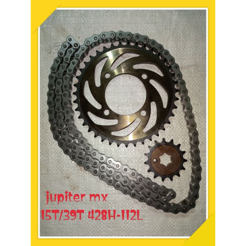 gear set jupiter mx old gear rantai paket jupiter mx old