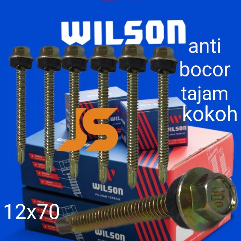 20 pcs BAUT BAJA RINGAN BAUT SPANDEK SKRUP ROOFING