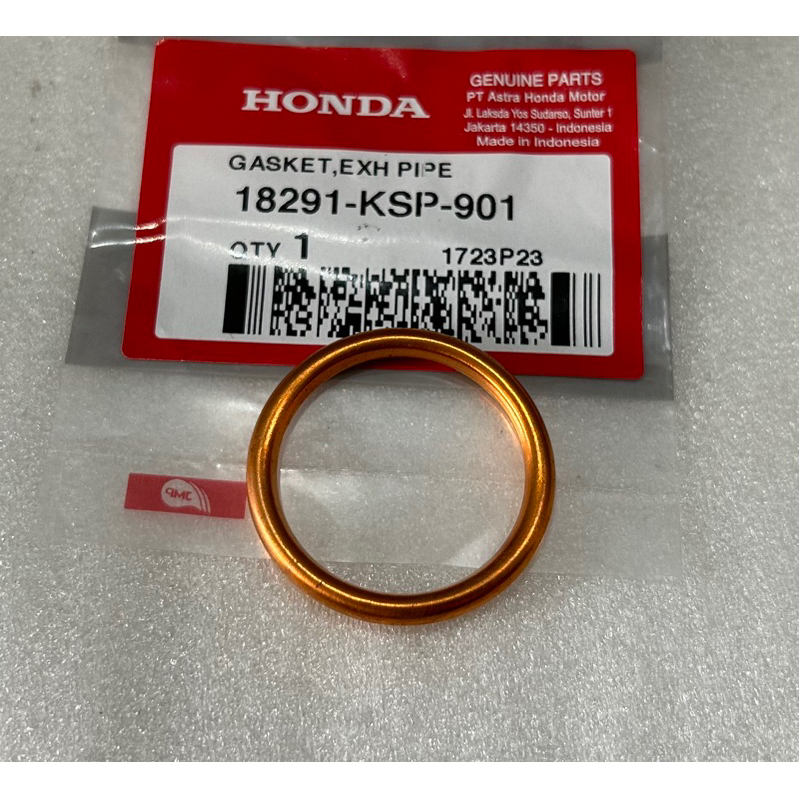 Packing Gasket Knalpot Verza CB150Verza MegaPro Sonic Ori AHM 18291 KSP 901
