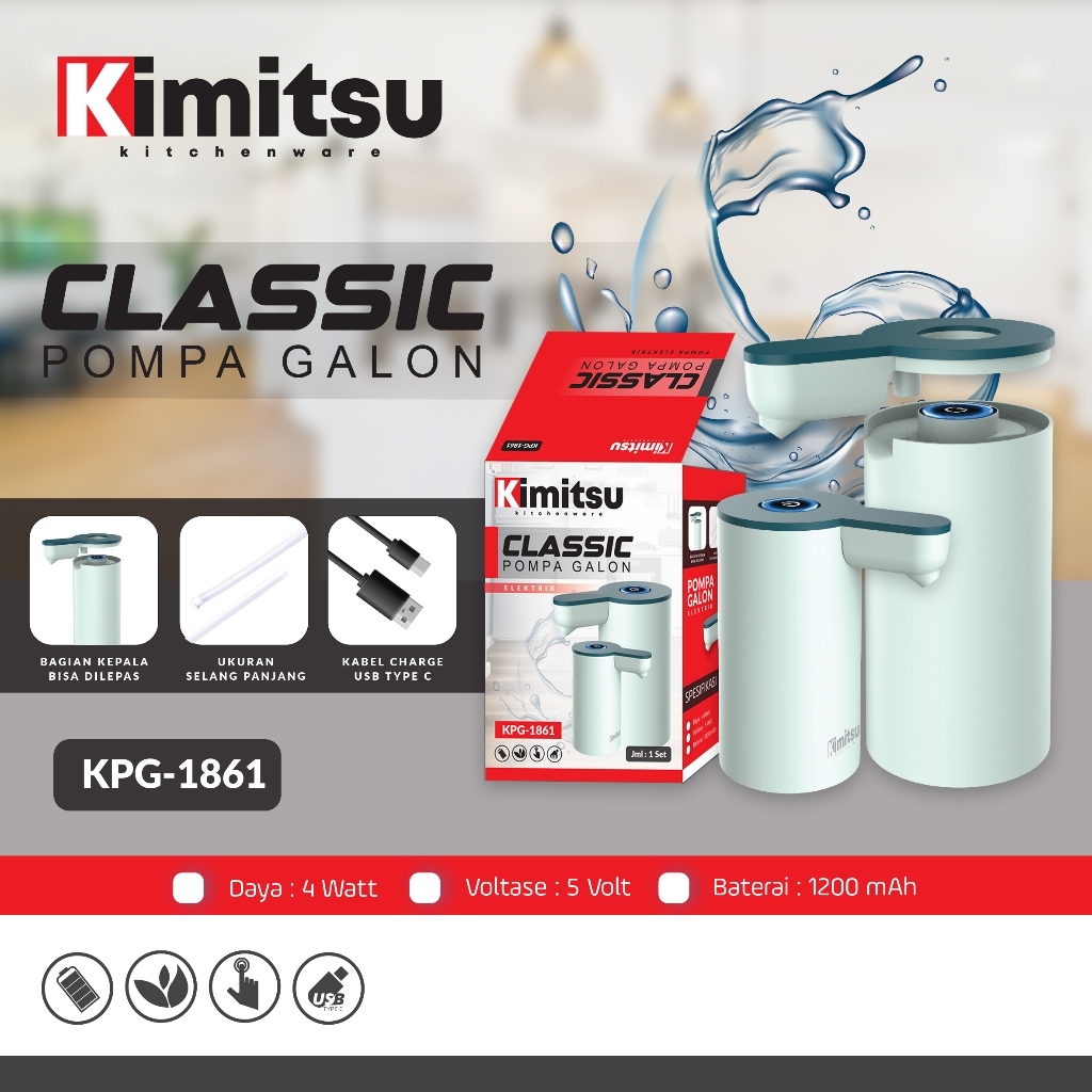 KIMITSU DISPENSER GALON/POMPA GALON/POMPA GALON ELEKTRIK/DISPENSER ELEKTRIK