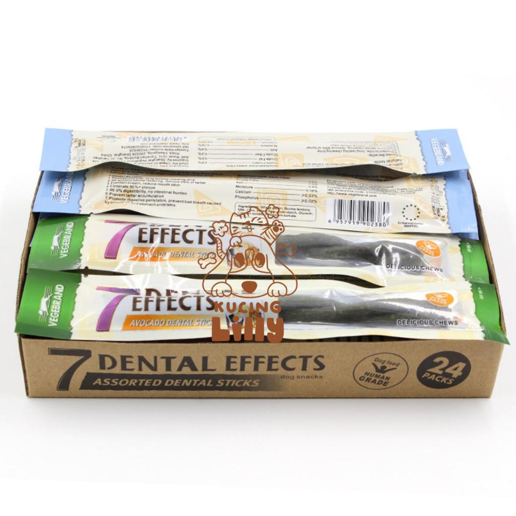 Snack Anjing 7 Dental Stick - Snack Dental Anjing Camilan Anjing Kesehatan Gigi Anjing