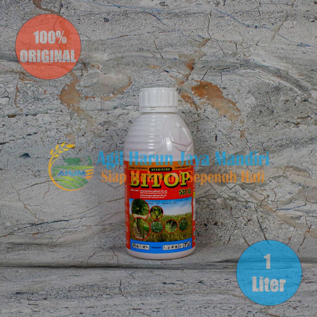 HERBISIDA BITOP 531 SL 1 LITER HERBISIDA SISTEMIK OBAT PEMBASI RUMPUT DAN GULMA