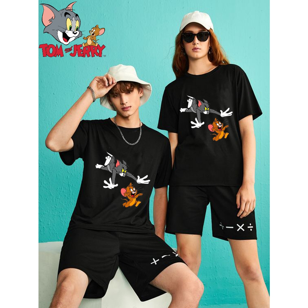 KAOS TOM AND JERRY / TSHIRT TOM AND JERRY / KAOS TOM & JERRY / TSHIRT TOM & JERRY RUN
