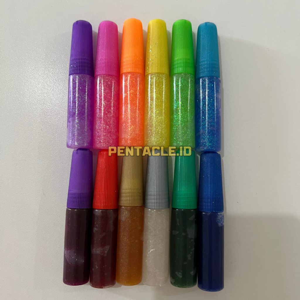 

Lem Glitter 1pcs Satuan Ecer Warna Warni Digunakan Untuk Menggambar Dan Menulis Mainan Edukasi Gliter Menghias Tempel Menempel Kelap Kelip Kerlip Kilau Hologram Serbuk Lukis Craft Art Diy Cair Glue Stick Warni Permainan Prakarya Kesenian Pentacle Malang