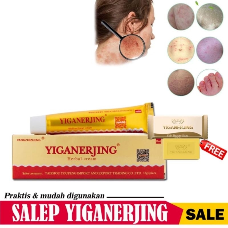 ASLI YIGANERJING Obat Cina Salep Kulit Gatal Eksim Kudis Kurap Jamuran Selangkangan dll