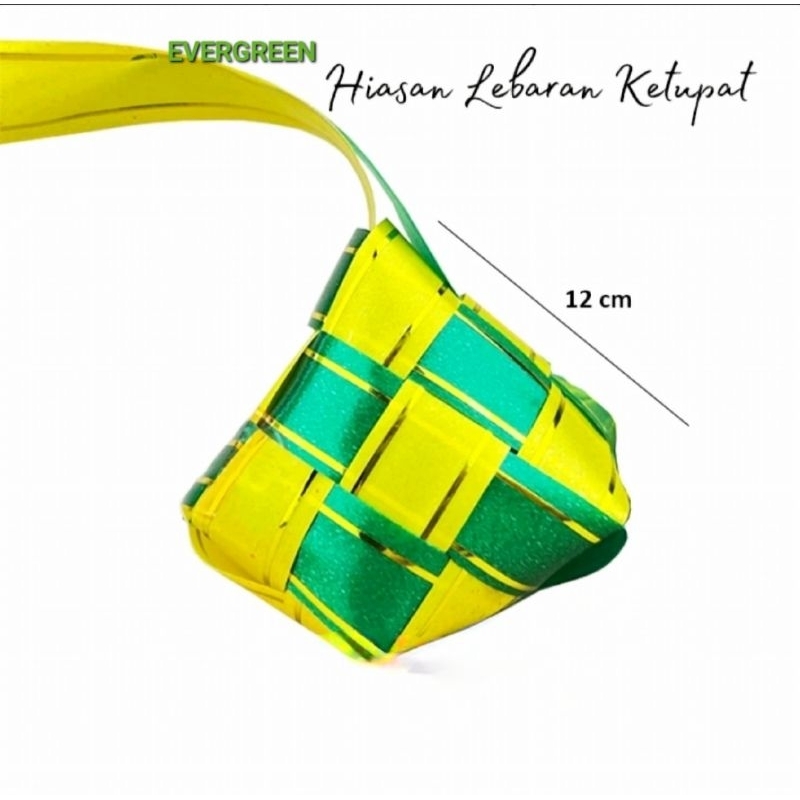 

KETUPAT JUMBO | Ketupat Hiasan Hampers Lebaran Ketupat Pita Jepang Hiasan Parcel Lebaran