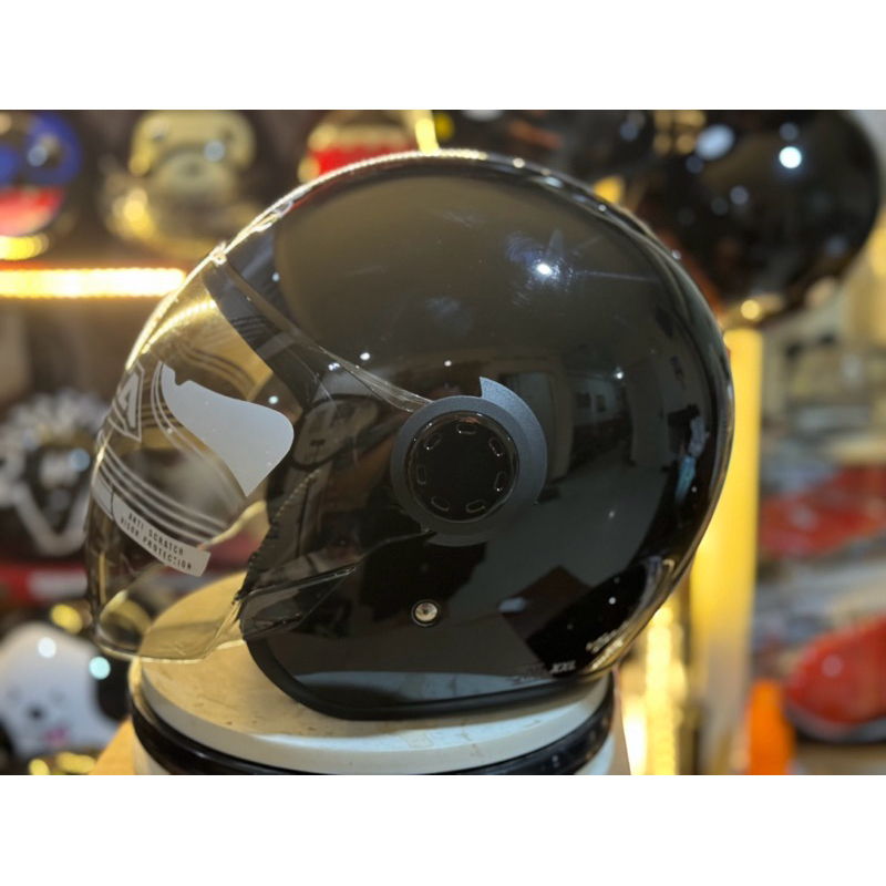 HELM ASCA HIJAB BLACK SOLID ORIGINAL ASCA