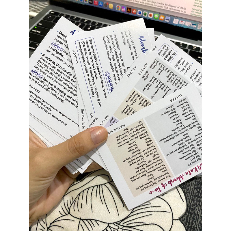 

Flashcards Materi Bahasa Inggris by student notes official