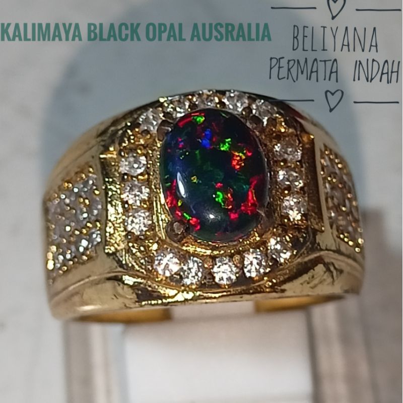 KALIMAYA BLACK OPAL ORIGINAL AUSRALIA FULL JARONG