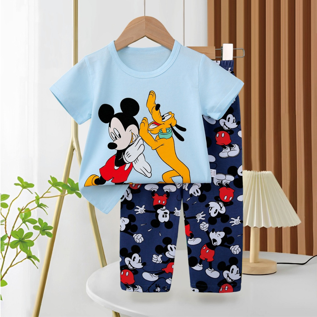 [CP] Baju Tidur Anak / Setelan Anak / Piyama Anak Import Kubao  Laki - Laki Pendek - Panjang Disney 