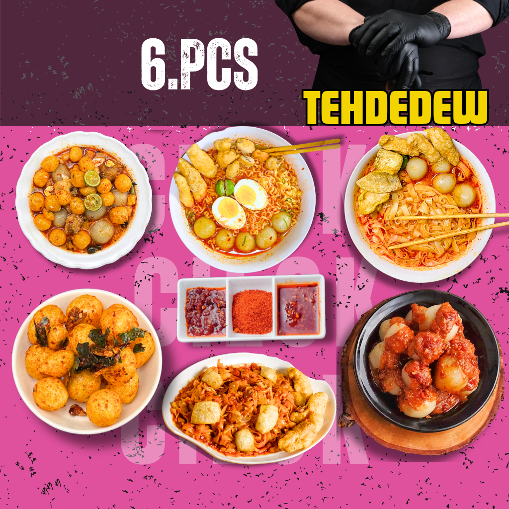 

TEHDEDEW Mie Bacil Yamin KWETIAU Cilok CIMOL