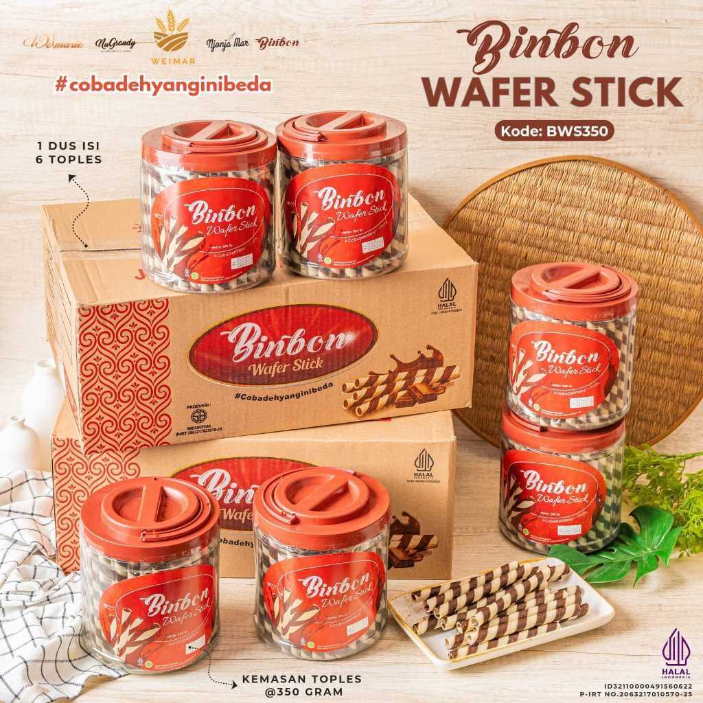 

Binbon Wafer Stik Coklat / Wafer Stik Roll Kue Lebaran