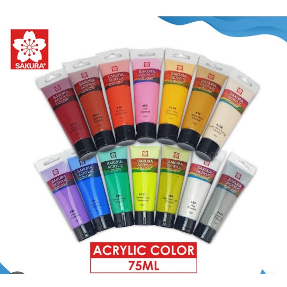 

Terbaru Cat acrylic sakura 75 ml akrilik satuan ZRK