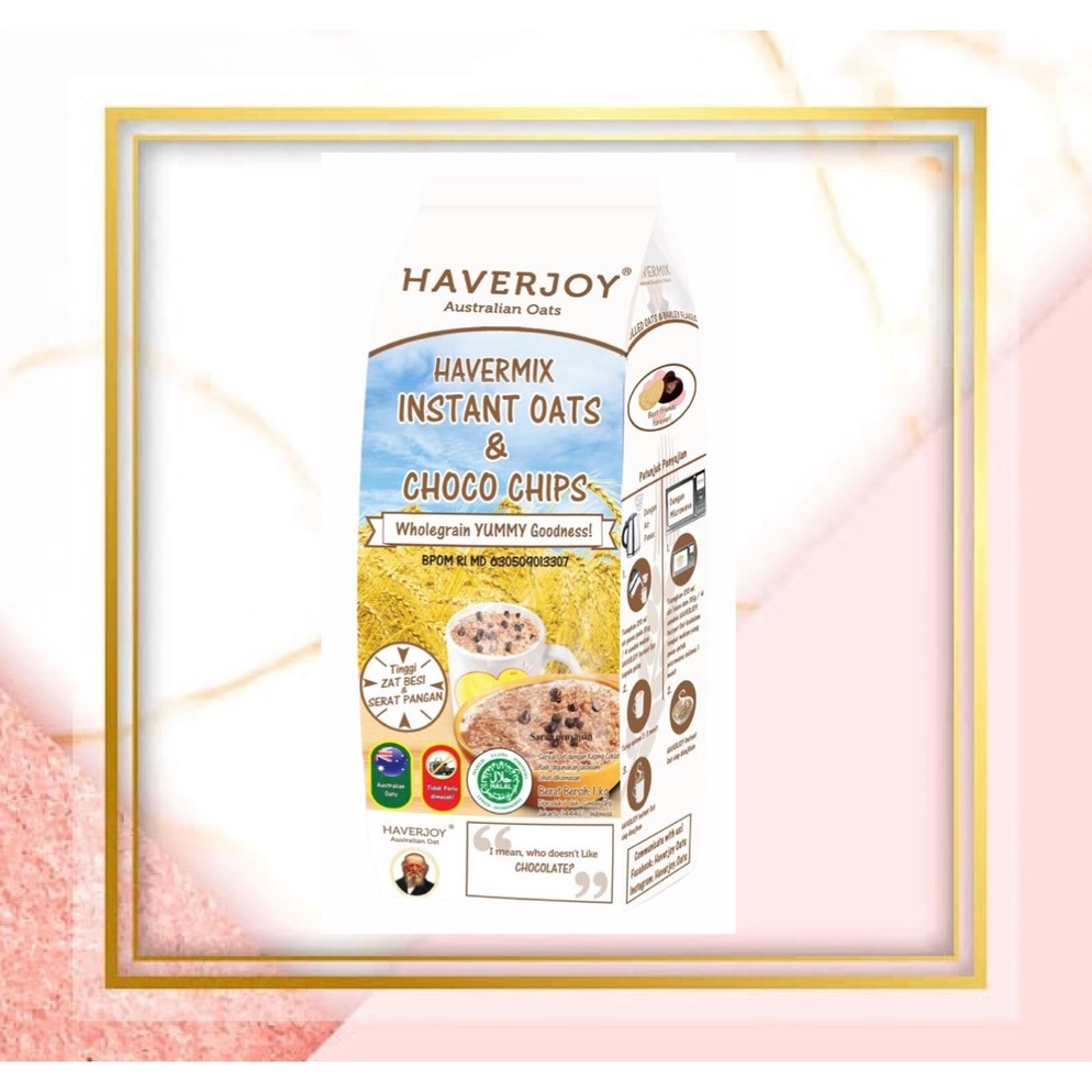 

Jaman Now Haverjoy Havermix Instant Oats Choco Chips 5 gr Australian Oat 9RC