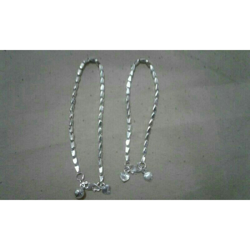 gelang padi perak asli 100% murni bisa buat anak dan dewasa ya kk