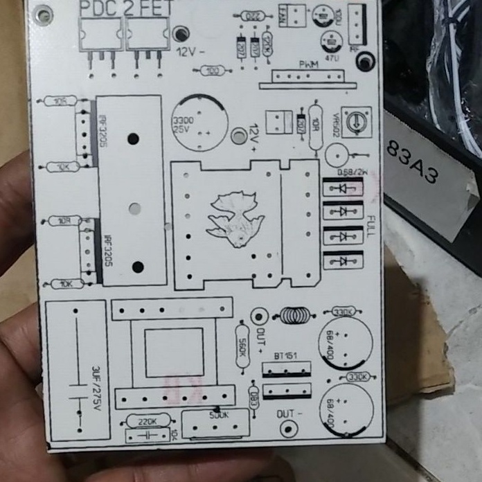 Terbaik PCB setrum PDC 2fet fiber fr4