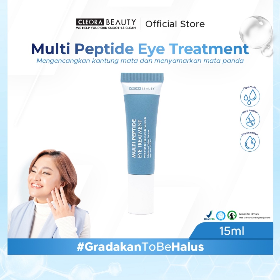 ART G5P Cleora Multipeptide Eye Treatment  Cream Penghilang Mata Panda Wanita Pria Serum Untuk Mence