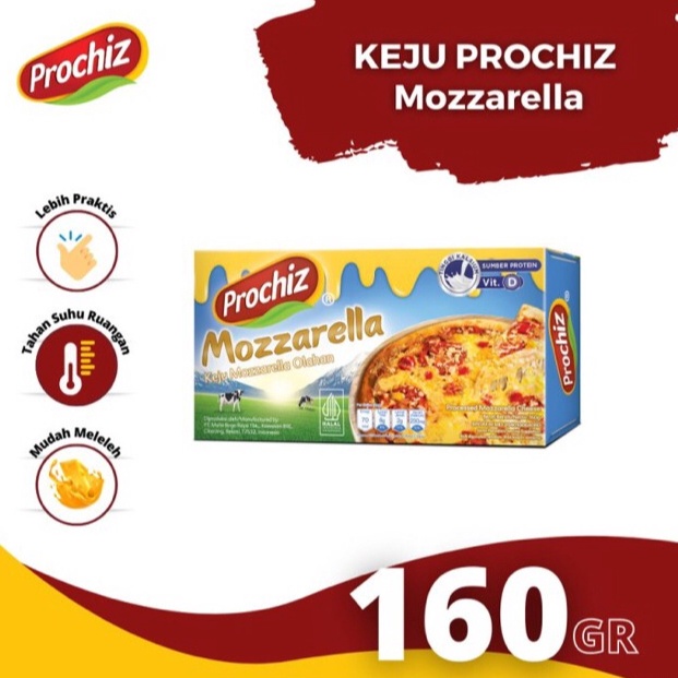 

Paling Dicari Keju Prochiz Mozzarella 16gr cheese cepat leleh Mozarela Mozza GSY