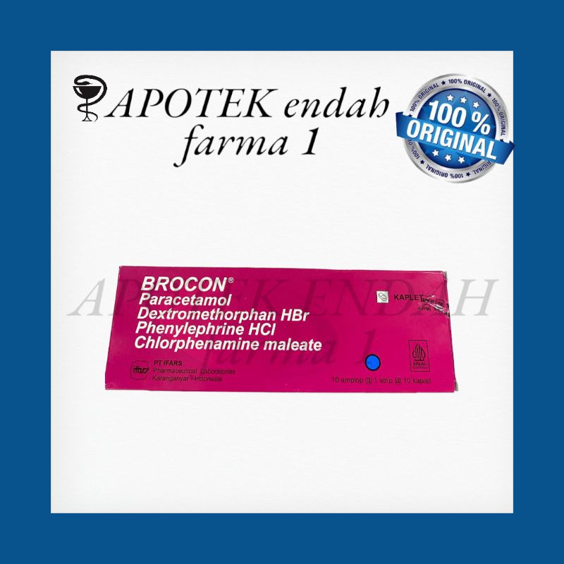 BROCON TABLET PERBOX obat demam batuk pilek