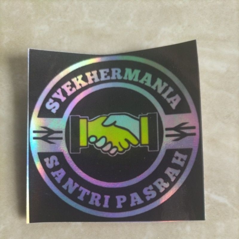 

Stiker Syekhermania Bijian Bahan Hologram