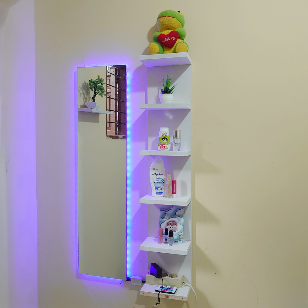 RAK DINDING SUSUN, Rak dinding minimalis, rak kosmetik, rak serbaguna, hiasan dinding