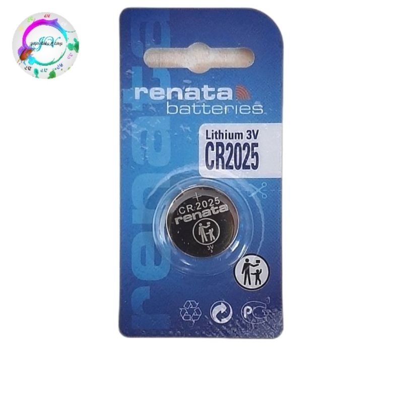 Baterai CR2025 Renata Original - Lithium Battery 3V CR2025
