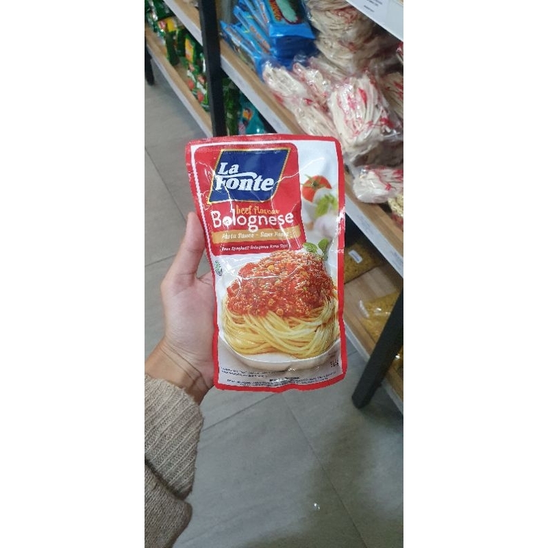 

La fonte saus pasta bolognes sapi 315 gr