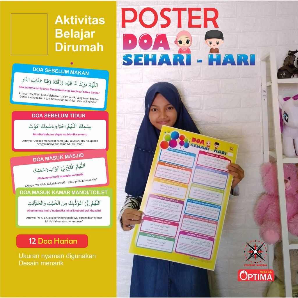 Poster Muslim Doa Sehari hari