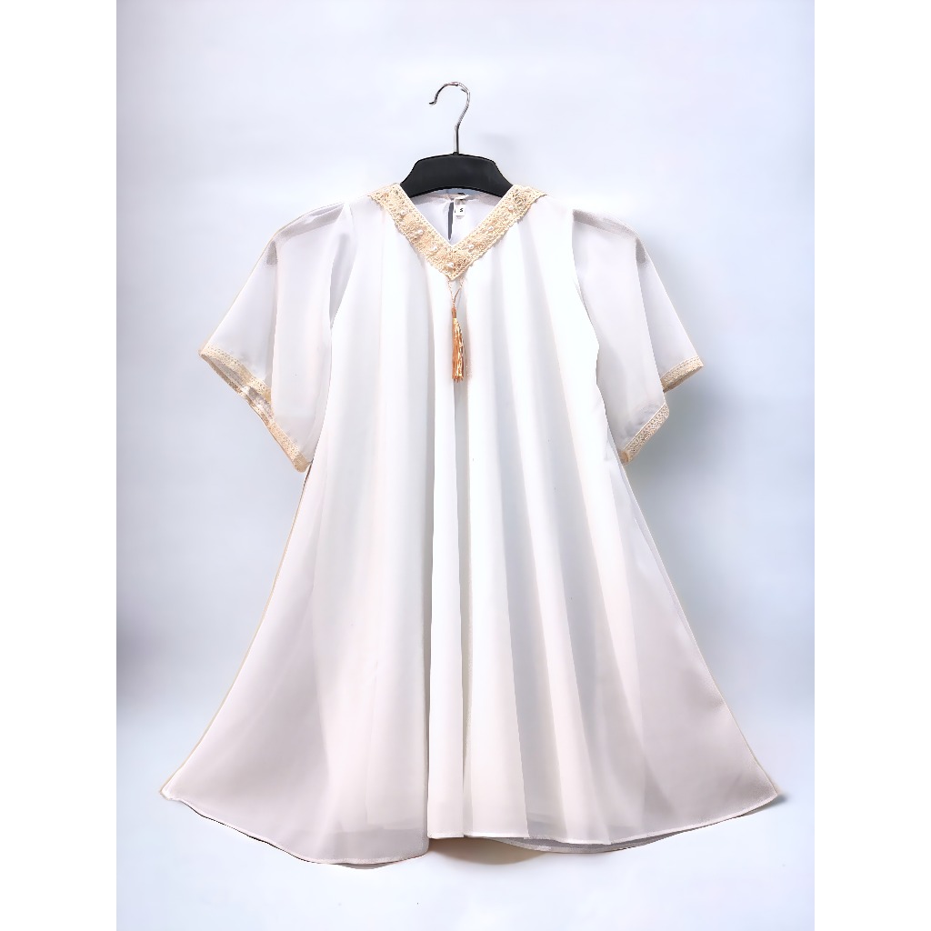 Kaftan Anak Perempuan Umur 8 9 Tahun Gamis Lebaran Anak 5-10 12 Thn Kafstan Gamis Tanggung 7-13Th Ce