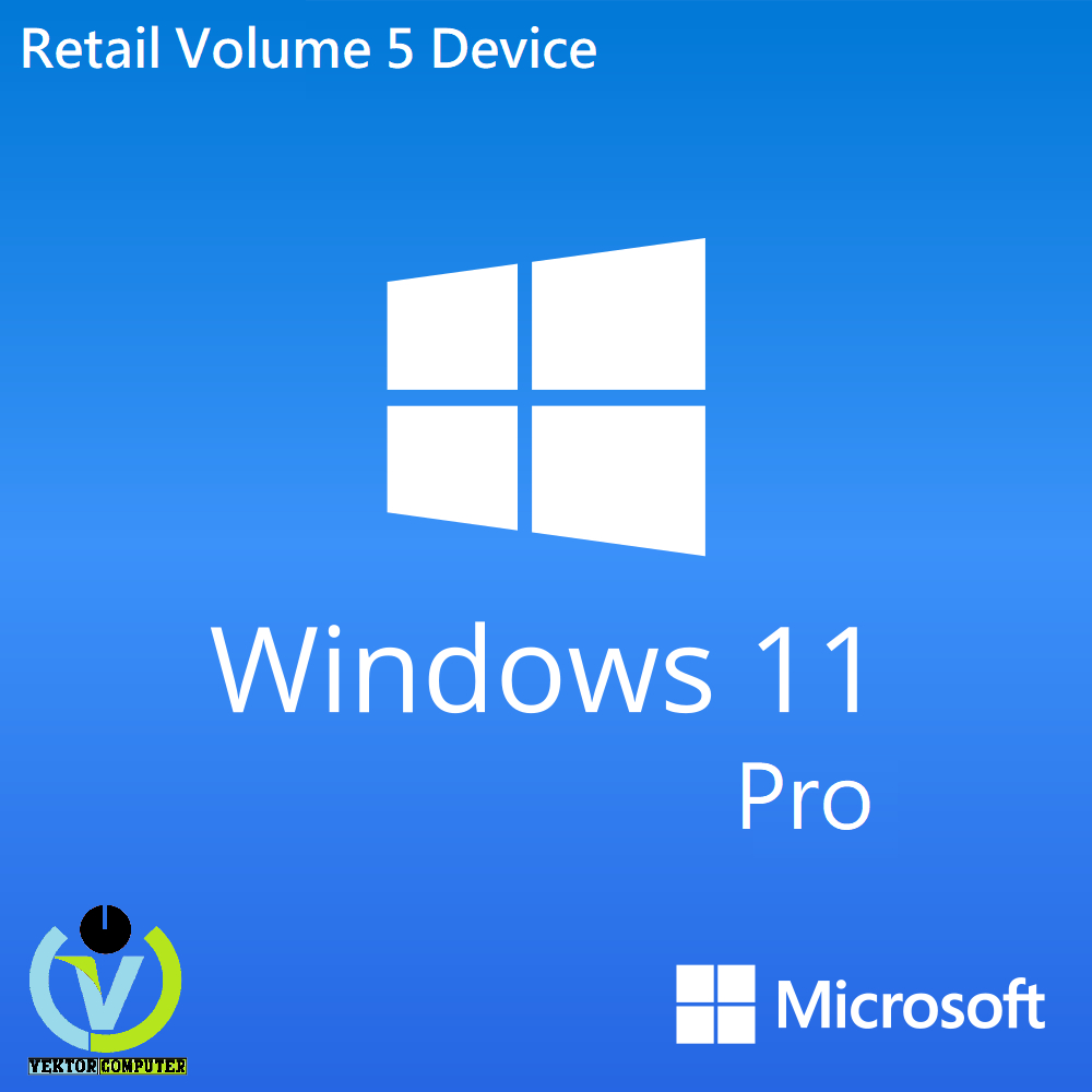 Windows 11 Pro Retail Volume for 5 PC/Laptop