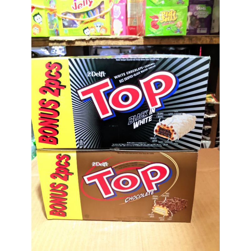 

Delfi Top Wafer 1 box isi 24 pcs @ 9 gram