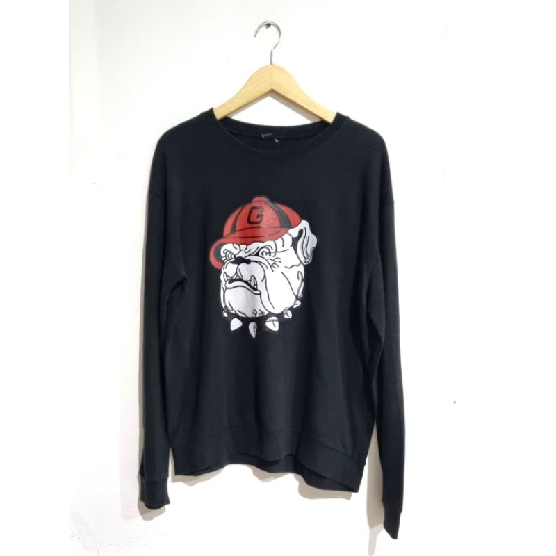 Sweater Crewneck Thrift Bulldog