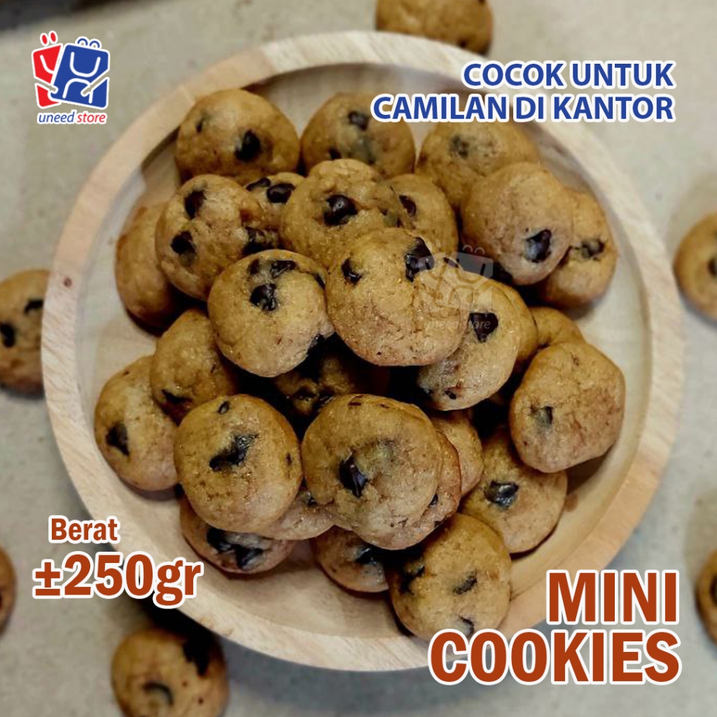 

Mini Cookies Choco Chip Kue Kering Camilan Enak by Uneed_Store