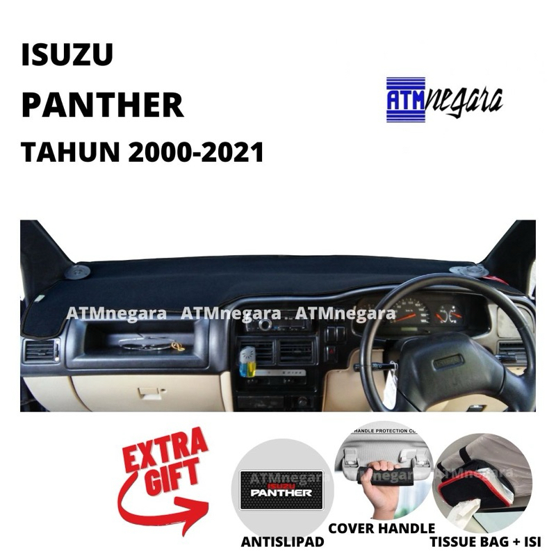 Cover Dashboard Premium Isuzu Panther Kapsul Aksesoris Alas Pelindung Dasbor Mobil
