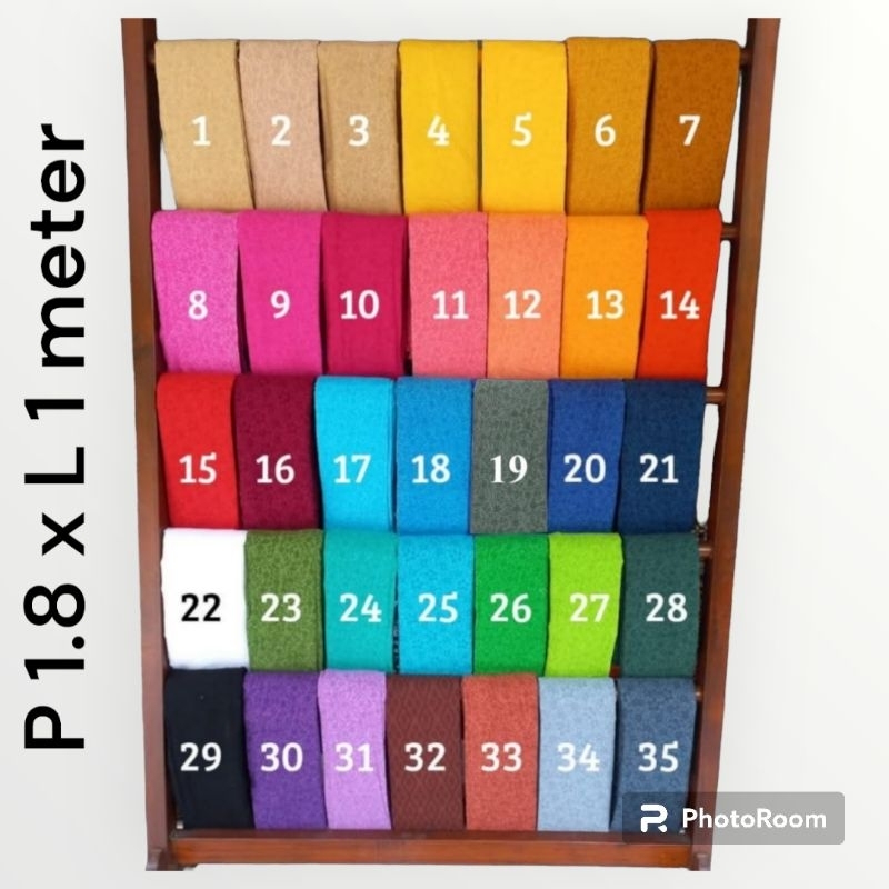 KAIN EMBOS BATIK KAIN BATIK POLOS KAIN KOMBINASI BATIK 1,8 x 1 meter