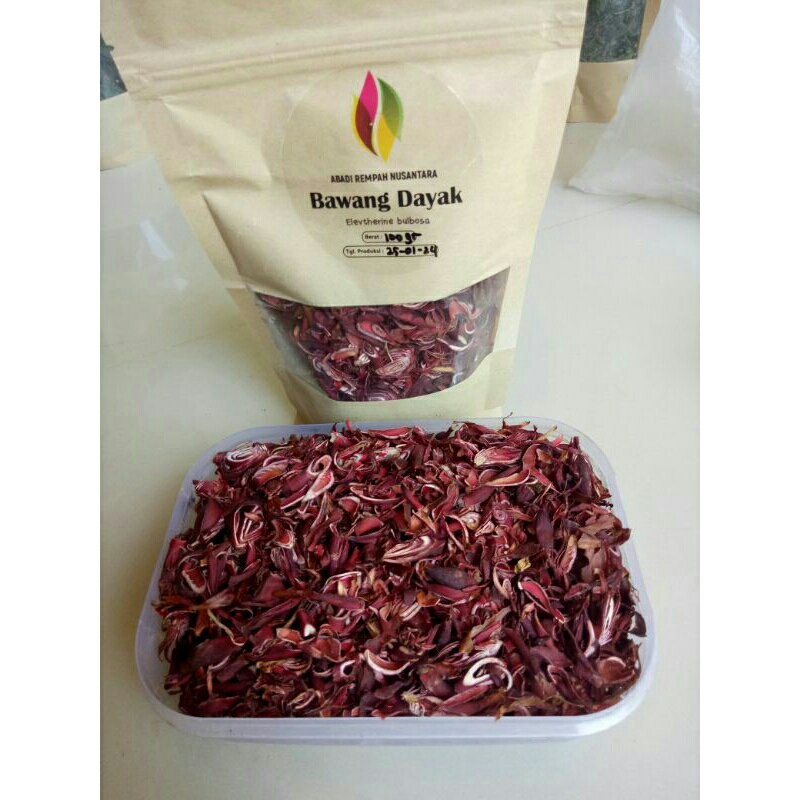 

Bawang dayak kering 250gr(Eleutherine bulbosa) teh bawang dayak