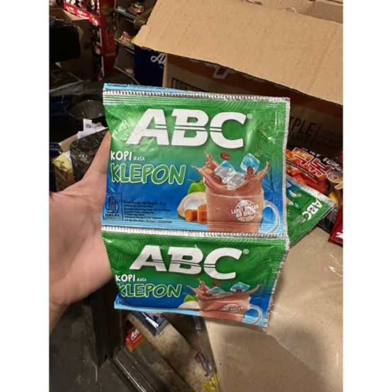 

Kopi ABC KLEPON (1 renceng isi 10 sachet)