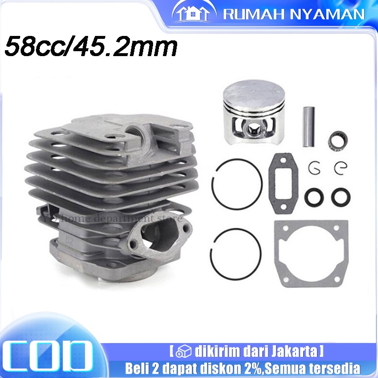 Lagi Tren Blok Maestro 58 Block SENSO Maestro 65 Cylinder Blok Chainsaw 58